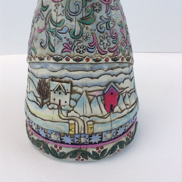 Jim Shore 2004 Heartwood Creek Angel "Landscape Sleeps" Winter Scene - Picture 6 of 15